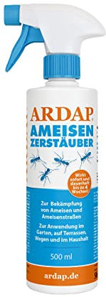 ARDAP Ameisen Zerstäuber 500ml - Ameisen bekämpfen leicht gemacht - Ameisenmittel, Ameisengift innen & draußen - Ameisenspray wirkt sofort & dauerhaft bis zu 4 Wochen - Anti Ameisen Spray