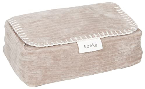Koeka Baby Feuchttüchter Tasche - Baby Feuchttücher Aufbewahrungsbox - Feuchttücherbezug - Vik - Kord - Taupe - Einheitsgröße