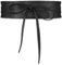 CCAIPU Damen Leder PU Cinch Gürtel, Schwarz, 25.5-31.5 inches