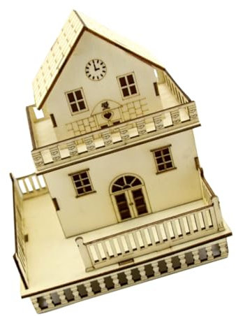 DECHOUS Weihnachten Deko Weihnachtsdeko Kamin Hölzern