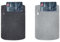 Handgelenktasche 2er Set, Schweißband, Wristbands mit ißverschlusstasche für Laufen, Joggen, Spazieren, Gassi gehen, Fahrrad und Yoga etc (schwarz+hellgrau)