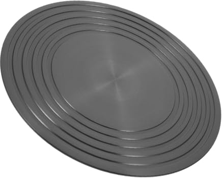 Aluminium Herdplatte Wärmeverteiler für Gasherd, Schwarz | Küche, Eben und Leicht zu Reinigen, Einfach zu Bedienen und Platzsparend zu Verstauen