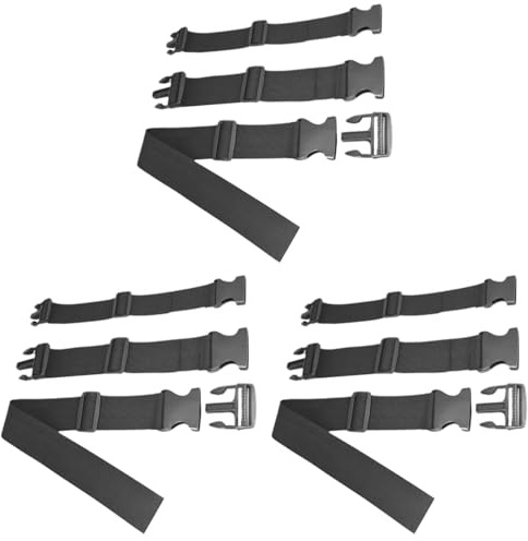 PACKOVE Packung Mit 9 Stück Verlängerung der Schultasche Verlängerungsgürtel für Tasche Verstellbarer Riemen für die Tasche Bauchtasche verlängerung Gurt Verstellbares Verlängerungsband