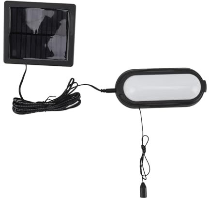 Solarleuchten für den Außenbereich, Wasserdichte LED-Solar-Schuppenleuchte mit Zugschnur, Wandmontierte Solar-Scheunenleuchte für Garage, Scheune, Schuppen, Terrasse, Hof, Garten