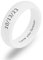 INBLUE Personalisierte Silikon Ringe für Paare - Seine und Ihre Hochzeit Set Gravierte Text/Symbol Band Versprechen Geschenk für Ehemann Ehefrau (Stil B - 6mm)