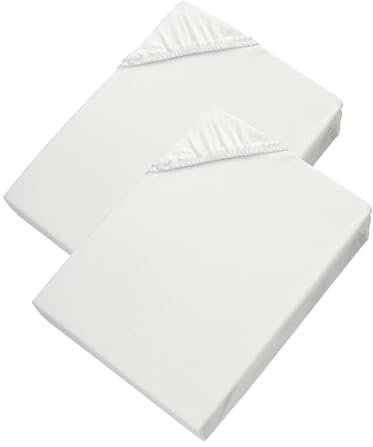 Esprit - Spannbettlaken Spar Set 200 x 200 cm - 2er Set - Weiss - für bis zu 30cm Matratzenhöhe - supergekämmter Baumwolle mit ÖkoTex Made in Green Siegel