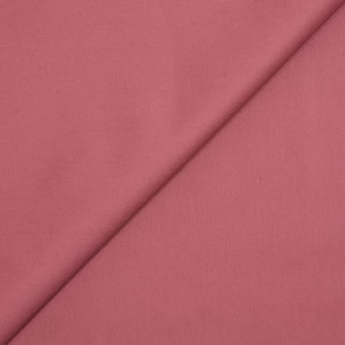 Coupons de 3 mètres Satin de coton élasthanne vieux rose - Tissu couture - Tissu Rose - Coton 97% - Spandex 3% Coupon de 3mètres sur 144cm de largeur - Les Coupons de Saint Pierre