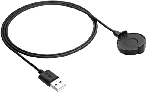 Akyga AK-SW-59 USB Ladekabel Kompatibel mit Ticwatch PRO 1m schwarz Ladegerät