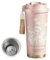 Lily of the Valley Mug, Travel Coffee Mug with Lid, 500ml Stainless Steel or Ceramic Liner, Floral Leakproof Coffee Tumbler Cups, Travel Cup with Built-In Infuser, Insulated Tumbler for Women