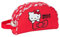Safta HELLO KITTY ICONIC – Beauty case grande bambino, borsa per bambini, adattabile al carrello, ideale per bambini dai 5 ai 14 anni, comodo e versatile, qualità e resistenza, 26 x 16 x 9 cm, rosso /