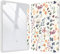 Vozehui 10.2 inch Plant Flowers Case for iPad 9th/8th/7th Generation Case with Clear Back Shell w/Pencil Holder,Tri-fold Stand Protective Cover w/Auto Sleep Wake for 10.2 inch 2021/2020/2019