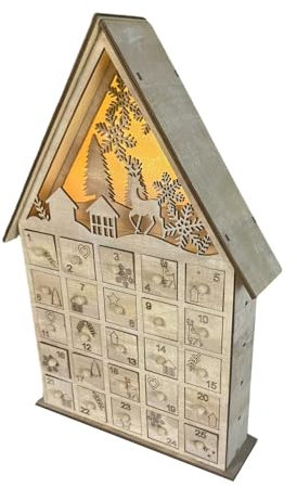 Kalender aus Blitz Holz