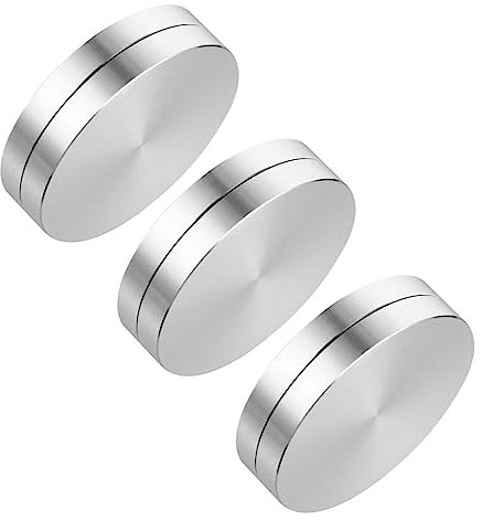 VINTORKY 3stücke Aluminiumlegierung Drehplatte Backblech Drehbar Mit Lager Backformen Tortendrehplatte Für Kuchen Obst Glasdeko Multifunktional Für Esstisch Und Display