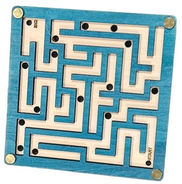 LRXFPIYF -Spielbrett aus, Murmel-Puzzlespielzeug, für ab 6 Jahren, Quadrat
