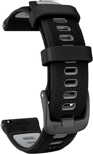 Desingel 20mm Cinturino Orologio in Silicone Morbido per Galaxy Watch 42mm/Vivoactive 3/Galaxy Active 2/Forerunner 245/245 Music/Vivomove HR/Forerunner 645/645 Music