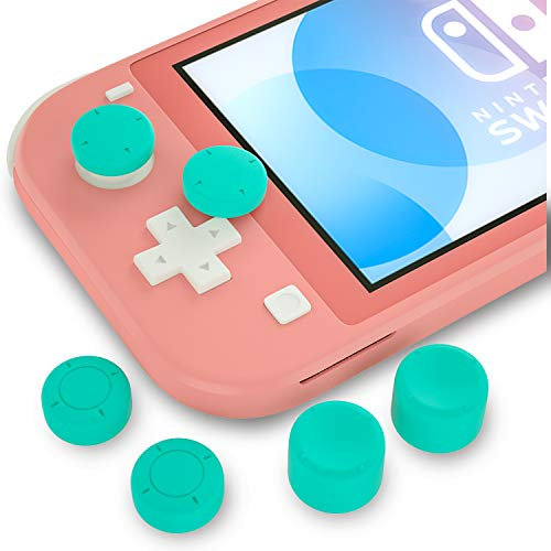 Manopole per pollice per Nintendo Switch Lite, Joystick Caps per Nintendo Switch Lite, turchese