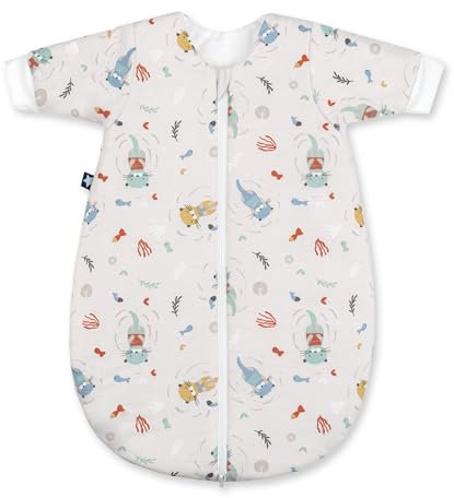 Julius Zöllner Baby Winterschlafsack aus Jersey Baumwolle, Größe 62 , Standard 100 by OEKO-TEX, Little Otti