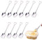 10 Stück Edelstahl Spatenlöffel, Schaufelförmiger Kreativer, Schaufelform Löffel Eisdessertlöffel Kaffeelöffel Besteckset, für Catering-Aktivitäten, Themenrestaurants, Bars