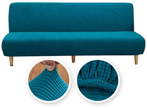 Armlose Sofabezug Sofa Handtuch All Inclusive Allbezug Custom Stretch Sofakissen Sofabezug rutschfest 1 STÜCK