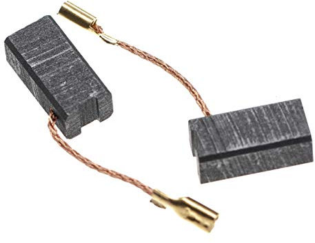 vhbw 2X Kohlebürste 16,3 x 8 x 6,2 mm kompatibel mit Metabo 9123, AG555SL, AG650SL, AG650VS, EW6114 Elektrowerkzeug