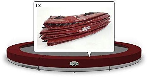 BERG Trampolin Schutzrand rund Federabdeckung 380 cm Randabdeckung rot - Elite InGround