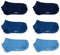 LANCETTI - 6 Paia Calzini Corti Bambino, Fantasmini in Cotone Filo di Scozia per Bimbo, Colori Assortiti, 27-30 (4-6 anni)
