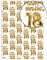 Brainbox Candy - 2 Bögen lustiges Geschenkpapier zum 18. Geburtstag – weißgoldenes Ballonpapier – achtzehn Geschenkpapier für ihn, ihren Sohn, Tochter, achtzehnten Geburtstag – gefaltetes