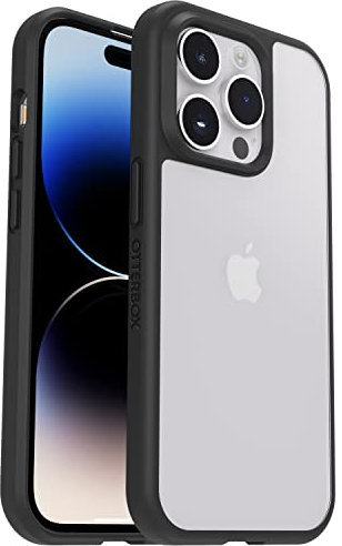 OtterBox iPhone 14 Pro Max (ONLY) Prefix Series Case - BLACK CRYSTAL (Black/Clear), Ultra-Thin, Pocket-Friendly, Raised Edges Protect Camera & Screen, Wireless Charging Compatible