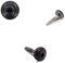 Vis de rive 4,5x45 mm RAL 7016 gris anthracite Inox A2 EPDM 15mm Tx20 par 50