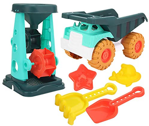 Jouets de Sable pour Enfants, Kit de Jeu de Plage Enfant avec Seau Plage, Pelle Râteaux, Animal Moules à Sable Jouet de Plage Jeu de Sable Jouet D'été Seau pour Garçons Et Filles