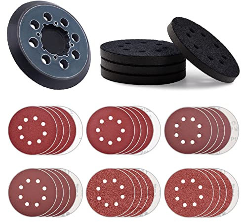 NYXCL 5 8 fori gancio & loop levigatura disco cuscinetti di supporto per DWE64233 e N329079 cuscinetto di ricambio per levigatrice orbitale