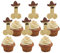 Kunoli 24 Stück glitzernde Cupcake-Topper für Junggesellinnenabschied, Brautparty, Cupcake-Topper, lustige Junggesellenabschied-Dekorationen für Hochzeit, Verlobung, Junggesellinnenabschied