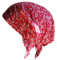 Cool4 Sommer Kopftuch Strand Bandana Meer Beanie Sonne Sonnenschutz Mütze Chemo Cap A04 (Rot mit dezent weißem Paisleymuster)
