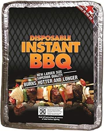 Diaatrade Portable Instant disposable BBQ New. GREAT VALUE. BURNS HOTTER AND LONGER.