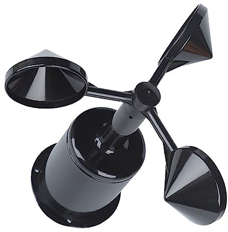 Yardwe Noir Girouette Indicateurs De Direction Du Vent Shell Anémomètre Protecteur Shell Fournitures Vent Anémomètre Partie Capteur Indicateur Coque En Plastique Pour Indicateur De Vent