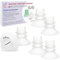 Nenesupply Insertos de brida de 2ª generación de 15 mm, 6 piezas compatibles con brida de 24 mm de Elvie OG Elvie Stride Spectra Momcozy Willow Reduce de 24 mm a 15 mm, reemplaza insertos Elvie, no