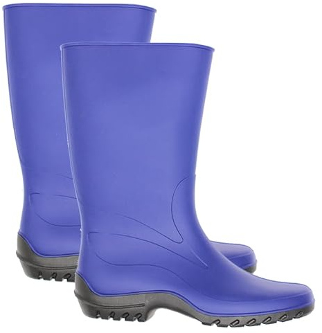 Scheibler Gummistiefel Damen Halbhoch - Gartenschuhe - Regenstiefel - Stiefeletten - Stiefel für Garten