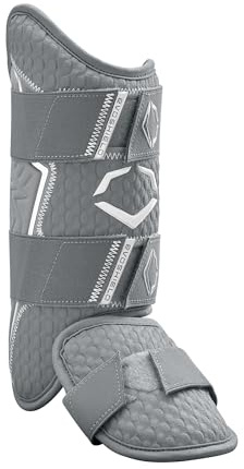 EvoShield Pro-SRZ 2.0 Batter's Leg Guard - Grau Rechtshänder Hitter