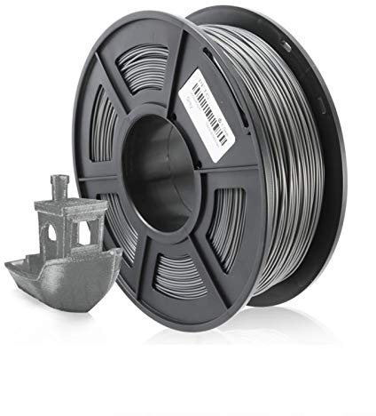 Filament,Filament-3d-Druckmaterialien 3D-Drucker Filament 1.75mm Schwarz Farbe PETG 3D Filament 1 kg / 2,2 lbs (Color : PETG GREY)