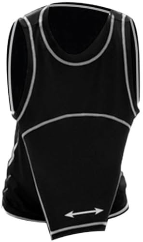 Muteitt Golf Swing Training Aid, Golf Swing Training Vests with Arm Fixed Device, Breathable Golf Swing Correcting Shirt Golf Training Equipment