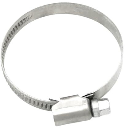 10 colliers de serrage en acier inoxydable for tuyaux de carburant de voiture Collier De Serrage(50-70mm(10pcs))