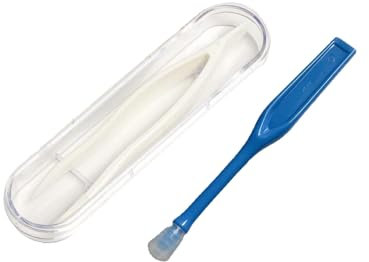 QLEUIFT Ensemble 2 pièces Pinces a Lentilles de Contact, Inserteur de Lentilles de Contact, Ventouse en Silicone pour Lentilles, Outil de Enlever Les Lentilles de Contact pour Voyage à La Maison, L