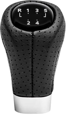 GXSAI Schaltknauf Für BM&W 3 Serie E90 Limousine E91 Auto Schaltknauf Kopf 5/6 Gang Handschaltung Handball Auto Getriebekopf Schaltknauf(5 Speed M Label)