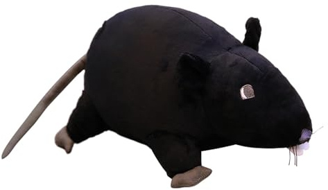 Plüschtier Ratten, Plüschmaus, weiches Plüschtier aus realistischem Plüsch, gefälschtes Spielzeug für kleine Katzen, Partyzubehör für Halloween