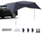 Markise für PKW, 5 x 3,5 m Tarp Auto, Vorzelt Auto, Wasserdicht Sonnensegel Auto Camping, Auto-Markise Campingzelt mit UV Schutz, inkl Aufstellstangen, Bodennägel, Saugnäpfe und Seil Für Wohnmobile
