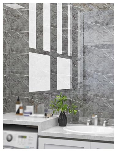 Selbstklebende PVC-Boden- und Wandfliesen, wasserdicht und langlebig, ideal für Badezimmer und Heimdekoration