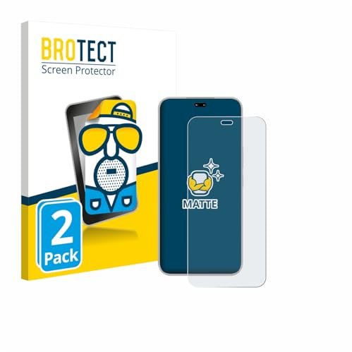 BROTECT Schutzfolie für Honor 400 Pro | 2 Stück Entspiegelnder Displayschutz Made in Germany Matte Displayschutz-Folie Anti-Reflex Anti-Fingerprint Einfache Montage