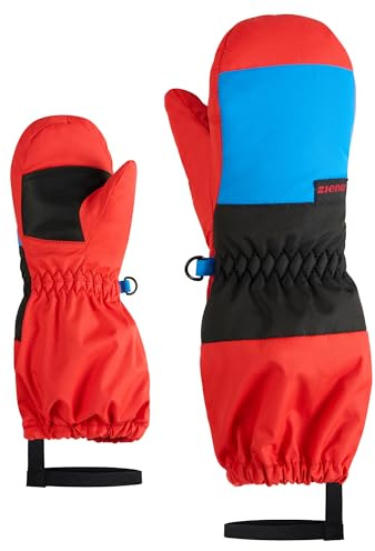 Ziener Kleinkind LIWI-Z Ski-Fäustling/Wintersport | wasserdicht, ectra Lange Stulpe, red, 2
