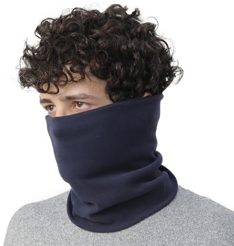NovForth Baumwolle Schal Herren, Schlauchschal für kalte Tage, elastischer Halsschlauch und Halswärmer für Outdoor-Sport, perfekt für Skifahren, Wandern, Radfahren Unisex