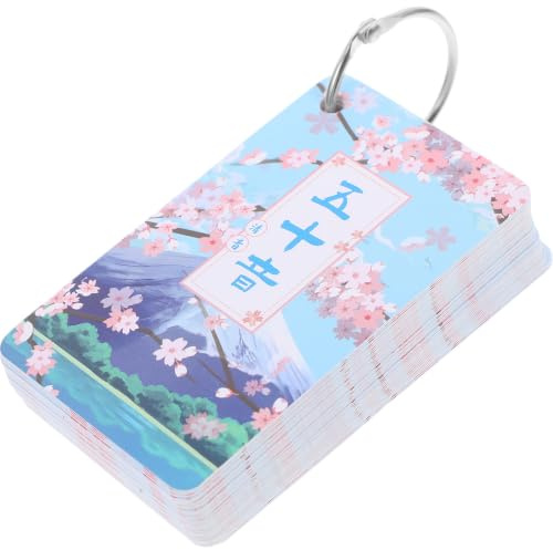 FUNOMOCYA Japanische Lernkarten Hiragana Und Katakana Silbenkarten 3.46X2.05In Alphabet Flash-Karten Set Für Anfänger Zum Schnellen Lernen Und Üben Unterwegs